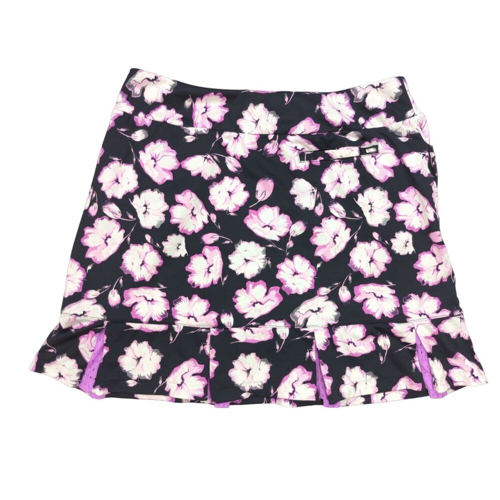 Tail Size M Womens Floral Above Knee Skirt Stretch Golf Tennis AS IS
